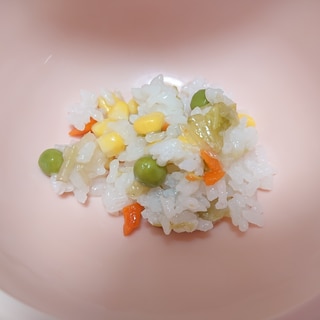野菜たっぷり⭐圧力鍋で炊くシンプルな炊き込みご飯
